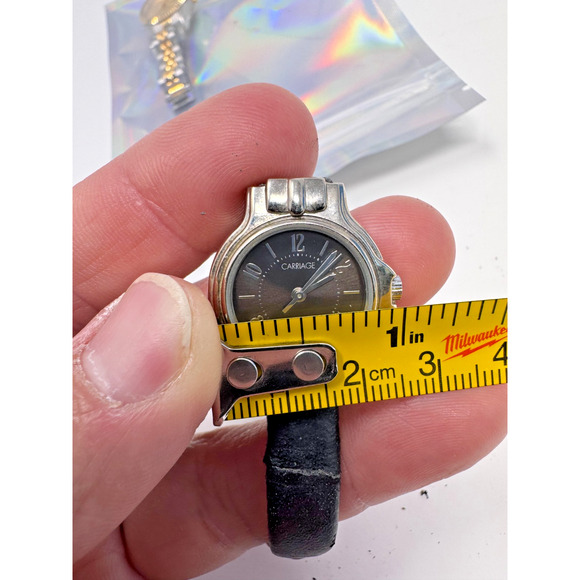 Lot of 2 Helbros & Carriage Timex Watches Quartz Untested Needs Batteries READ - Picture 11 of 16